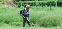 除草、草刈り、農作業、屋外の清掃など