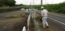 公園の清掃・除草作業